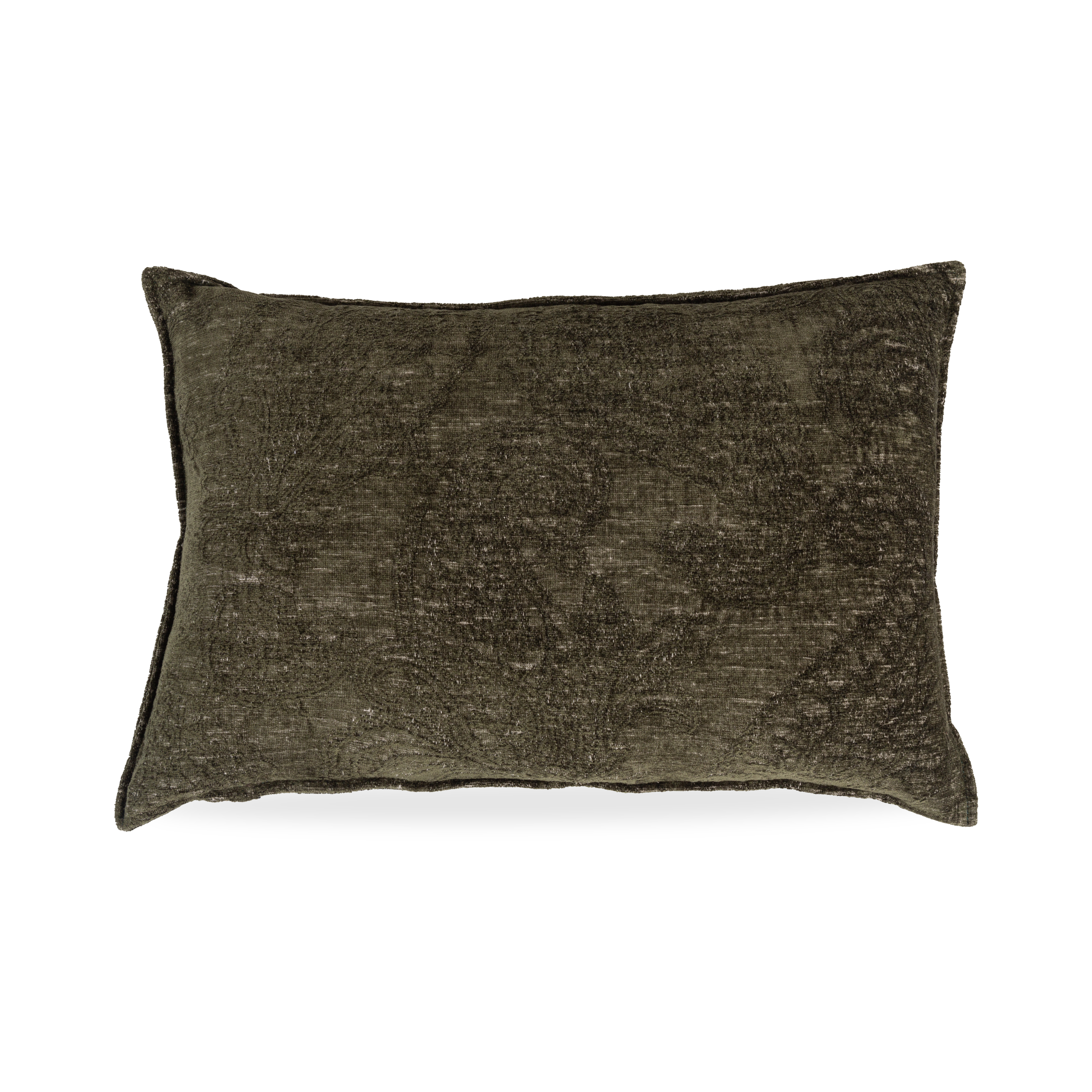Deep Discounts Woven Jacquard Pillow