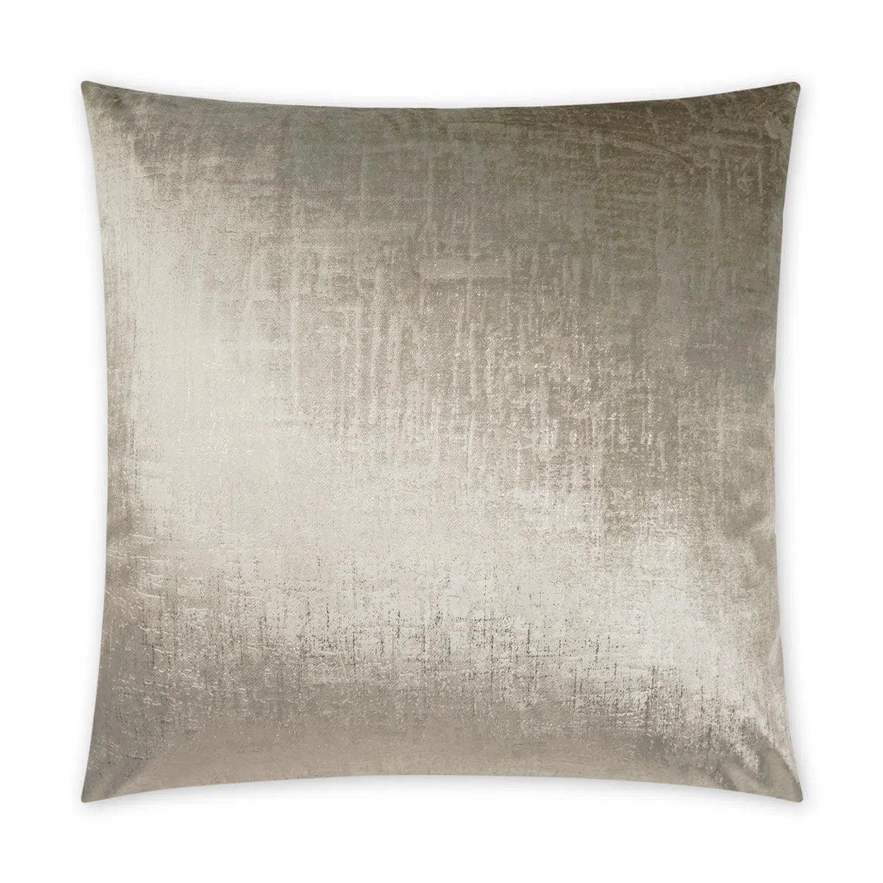 Extra Savings Alnwick Buff Glam Solid Tan Taupe Large Throw Pillow With Insert