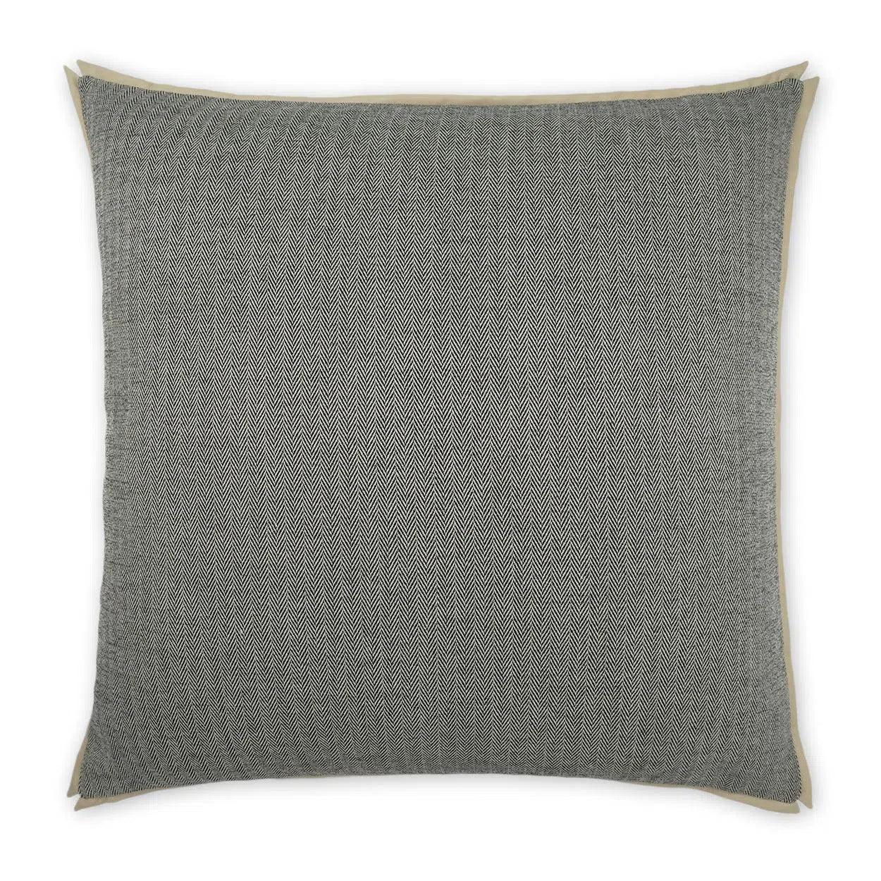 Weekend Special Ashbury Charcoal Chevron Charcoal Large Throw Pillow With Insert