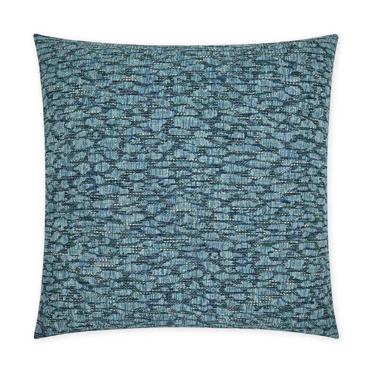 Shop and Save Bengal Biscay Animal Abstract Blue Large Throw Pillow With Insert