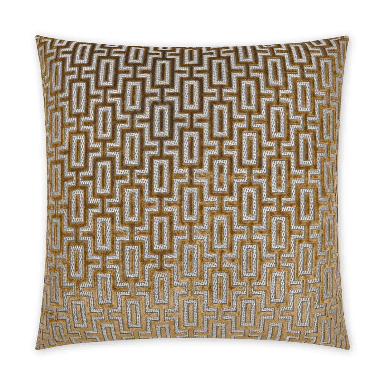 Deep Discounts Bergman Topaz Yellow Large Throw Pillow With Insert