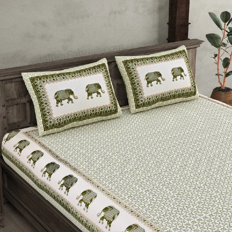 Weekend Specials to Grab Blockbuster Green Double Bedsheet