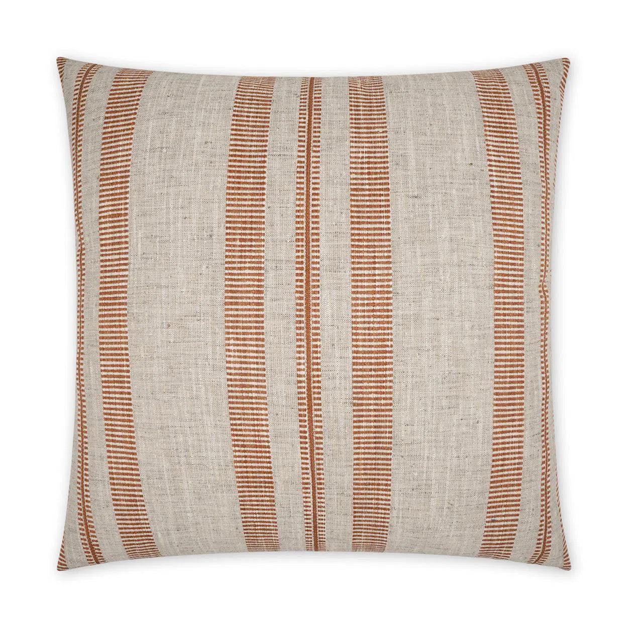 Massive Savings On New Arrivals Terracotta Beach Stripes Orange Large Throw Pillow With Insert Massive Savings On New Arrivals Terracotta Beach Stripes Orange Large Throw Pillow With Insert