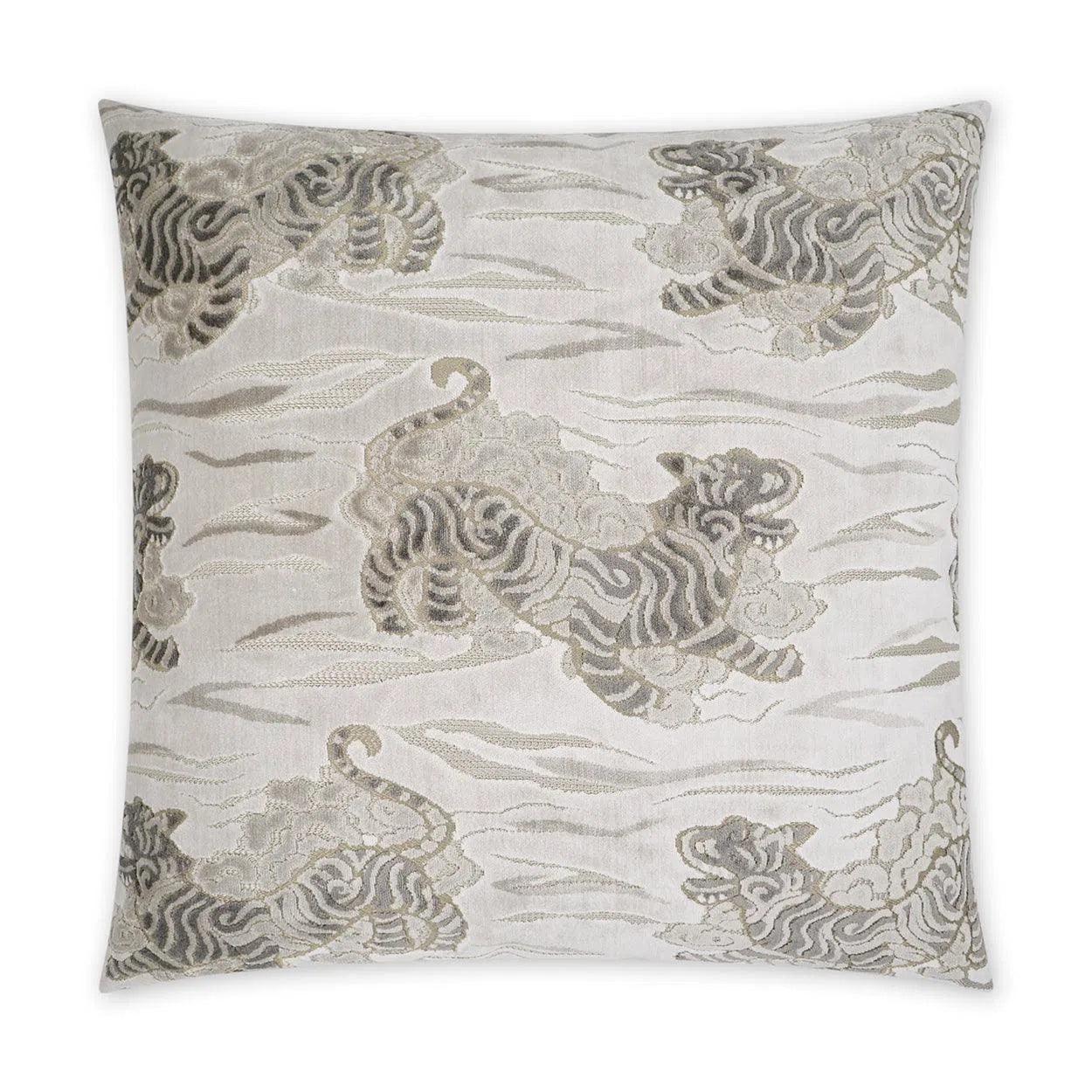 Super Bargain Dynasty Cloud Animal Novelty Ivory Large Throw Pillow With Insert