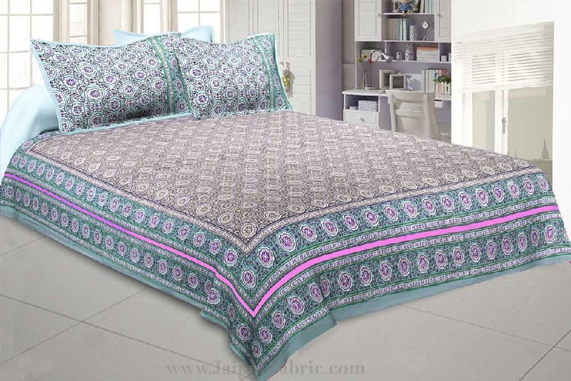 Limited Stock – Hurry Before It'S Gone Grey Swirl King Size Double Bedsheet