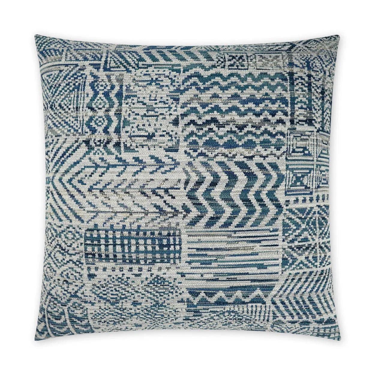 Stock Up Hallston Indigo Global Blue Large Throw Pillow With Insert