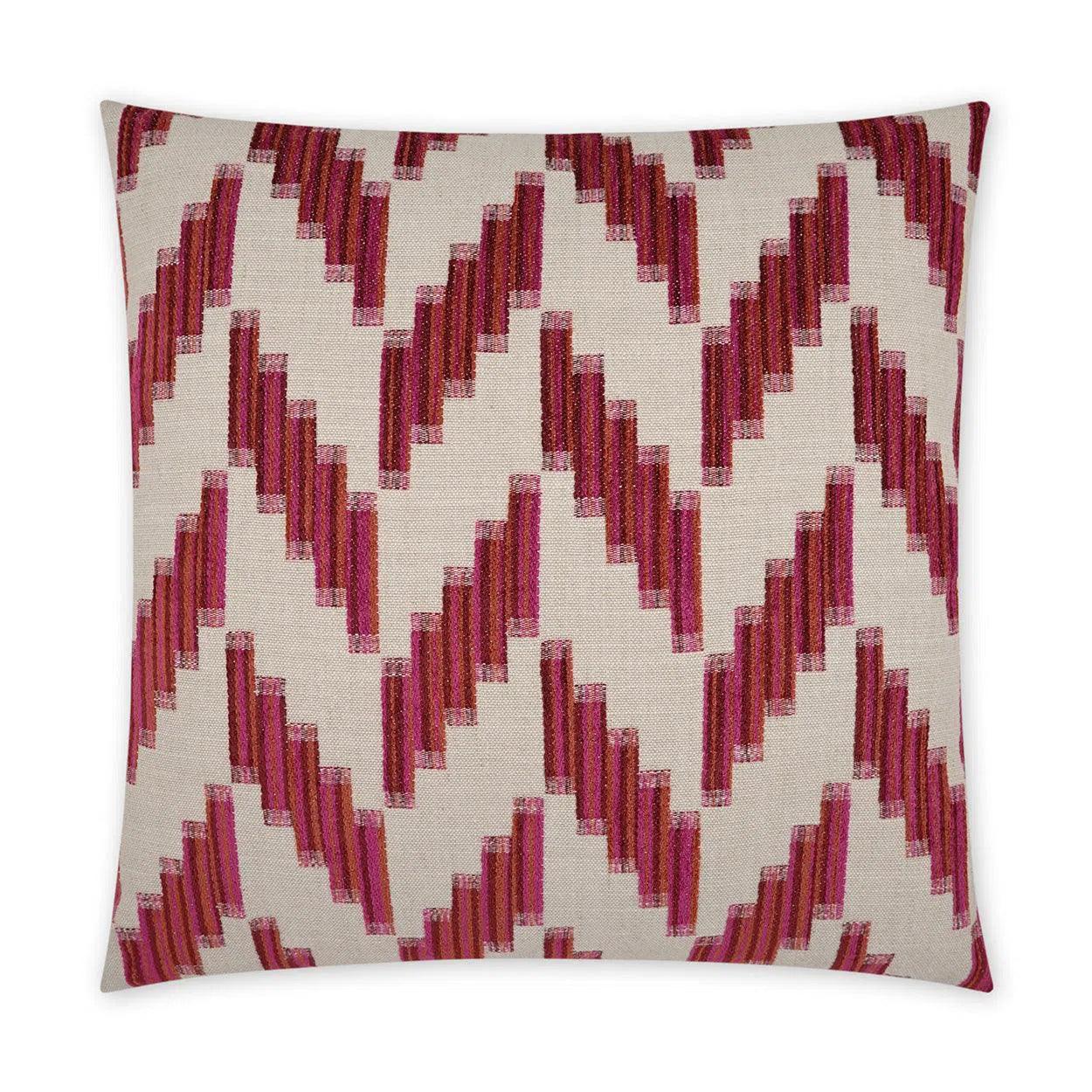 Huge Savings Harcourt Sangria  Global Fuchsia Large Throw Pillow With Insert