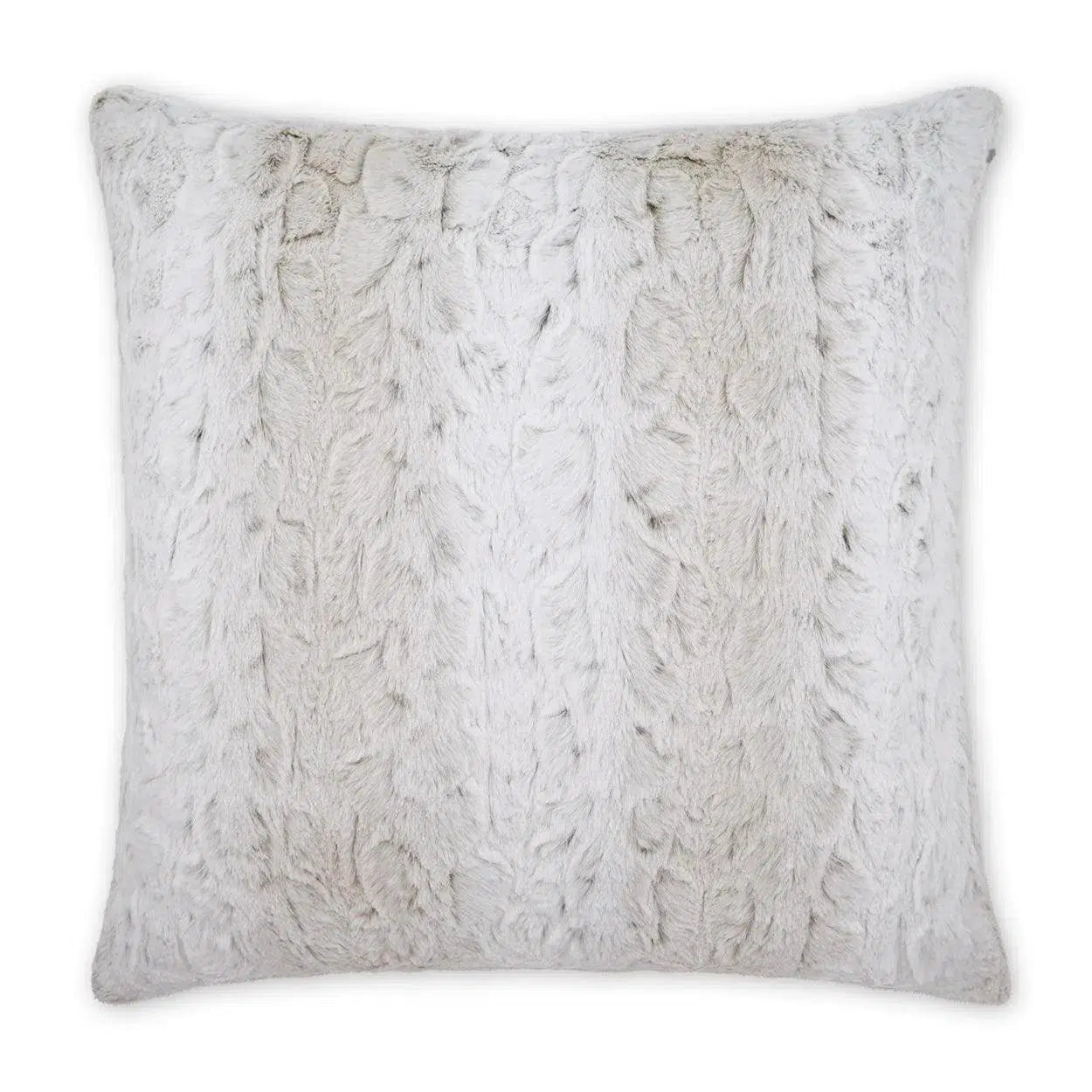 Extra Discount Juneau Fur White Large Throw Pillow With Insert