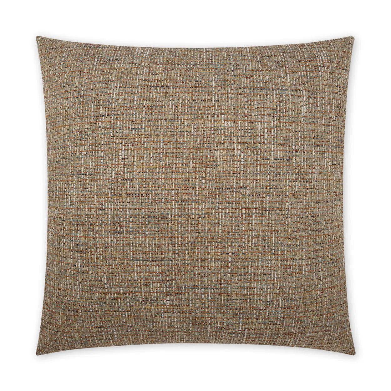 Super Sale Kensington Textured Solid Tan Taupe Large Throw Pillow With Insert