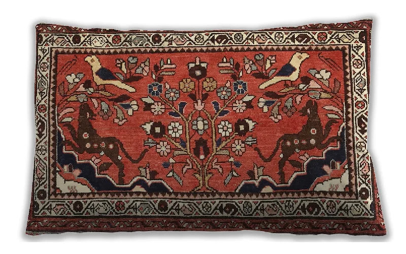 Stock Up and Save Traditional Classic Indoor Outdoor Rectangular Tomato Red Lumbar Throw Pillow, 13 inch by 19 inch, lbtr1060
