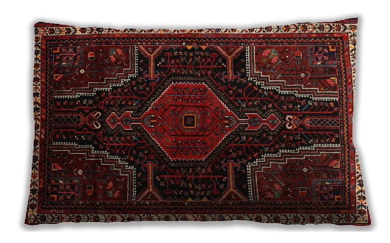 The Best Deals Of The Week Are Here Traditional Classic Indoor Outdoor Rectangular Sepia Brown Lumbar Throw Pillow, 13 inch by 19 inch, lbtr2314