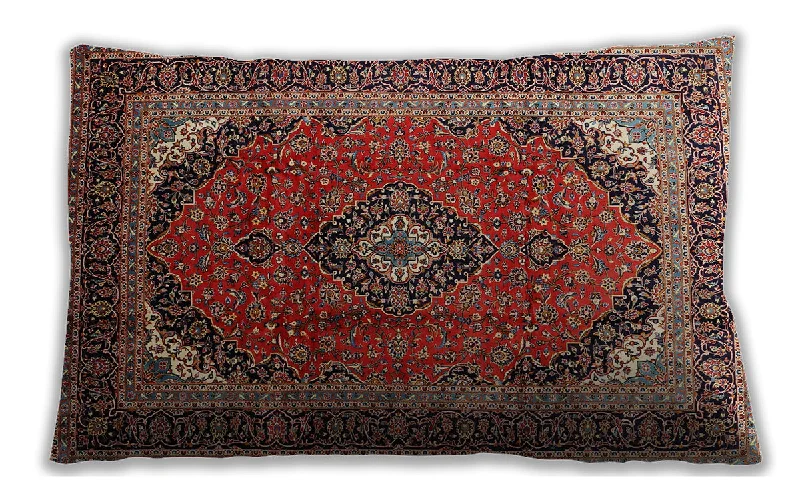 Act Fast Traditional Classic Indoor Outdoor Rectangular Saffron Red Lumbar Throw Pillow, 13 inch by 19 inch, lbtr242 Act Fast Traditional Classic Indoor Outdoor Rectangular Saffron Red Lumbar Throw Pillow, 13 inch by 19 inch, lbtr242