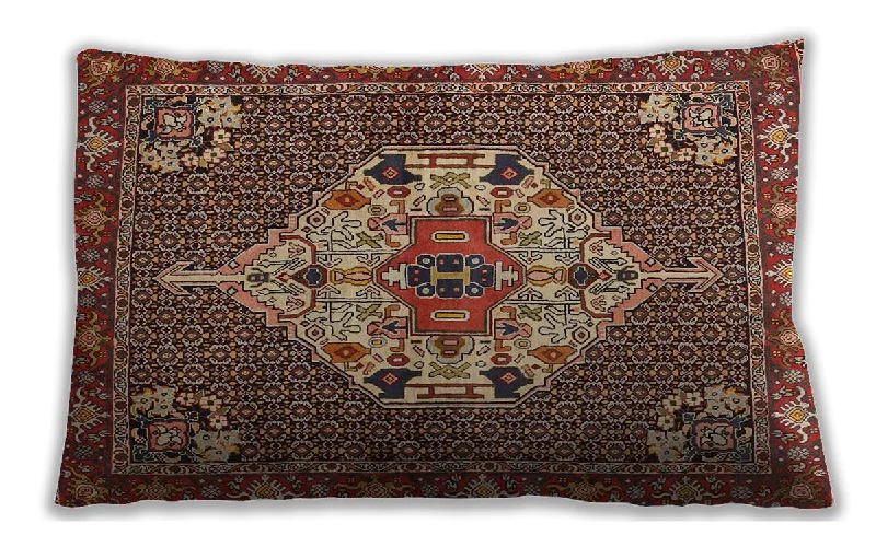 Bonus Savings Traditional Classic Indoor Outdoor Rectangular Saffron Red Lumbar Throw Pillow, 13 inch by 19 inch, lbtr2429 Bonus Savings Traditional Classic Indoor Outdoor Rectangular Saffron Red Lumbar Throw Pillow, 13 inch by 19 inch, lbtr2429