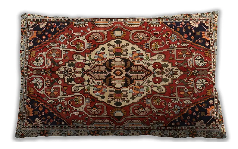 TIME-Limited Offer Traditional Classic Indoor Outdoor Rectangular Saffron Red Lumbar Throw Pillow, 13 inch by 19 inch, lbtr2534 TIME-Limited Offer Traditional Classic Indoor Outdoor Rectangular Saffron Red Lumbar Throw Pillow, 13 inch by 19 inch, lbtr2534