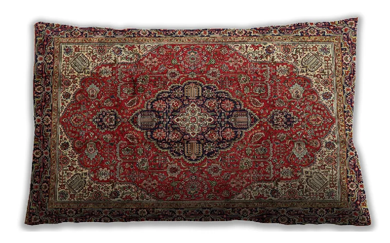 Instant Savings Traditional Classic Indoor Outdoor Rectangular Saffron Red Lumbar Throw Pillow, 13 inch by 19 inch, lbtr2650 Instant Savings Traditional Classic Indoor Outdoor Rectangular Saffron Red Lumbar Throw Pillow, 13 inch by 19 inch, lbtr2650