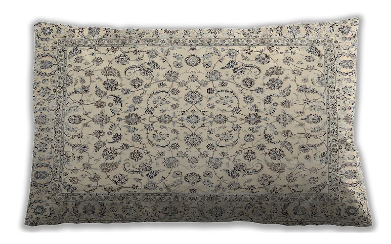 Overstock Traditional Classic Indoor Outdoor Rectangular Vanilla Gold Lumbar Throw Pillow, 13 inch by 19 inch, lbtr2748