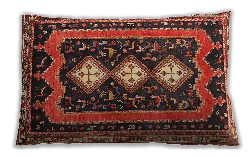 Big Deal Traditional Classic Indoor Outdoor Rectangular Saffron Red Lumbar Throw Pillow, 13 inch by 19 inch, lbtr2856 Big Deal Traditional Classic Indoor Outdoor Rectangular Saffron Red Lumbar Throw Pillow, 13 inch by 19 inch, lbtr2856