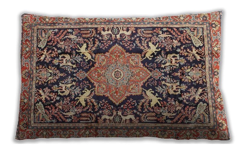This Weekend Only – Best Prices Guaranteed Traditional Classic Indoor Outdoor Rectangular Sepia Brown Lumbar Throw Pillow, 13 inch by 19 inch, lbtr2925