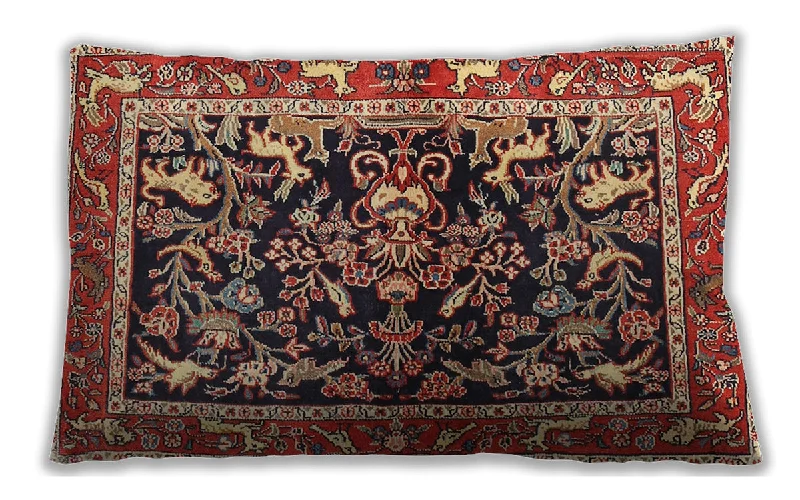 New Deal Traditional Classic Indoor Outdoor Rectangular Saffron Red Lumbar Throw Pillow, 13 inch by 19 inch, lbtr3000 New Deal Traditional Classic Indoor Outdoor Rectangular Saffron Red Lumbar Throw Pillow, 13 inch by 19 inch, lbtr3000