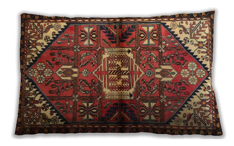 Stock Clearance Traditional Classic Indoor Outdoor Rectangular Saffron Red Lumbar Throw Pillow, 13 inch by 19 inch, lbtr3077 Stock Clearance Traditional Classic Indoor Outdoor Rectangular Saffron Red Lumbar Throw Pillow, 13 inch by 19 inch, lbtr3077
