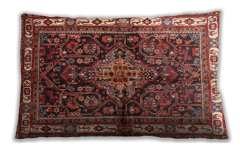 Weekend Shopping Made Better Traditional Classic Indoor Outdoor Rectangular Saffron Red Lumbar Throw Pillow, 13 inch by 19 inch, lbtr321 Weekend Shopping Made Better Traditional Classic Indoor Outdoor Rectangular Saffron Red Lumbar Throw Pillow, 13 inch by 19 inch, lbtr321