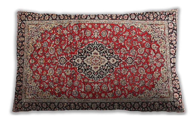 Weekend Savings Galore Traditional Classic Indoor Outdoor Rectangular Saffron Red Lumbar Throw Pillow, 13 inch by 19 inch, lbtr3379 Weekend Savings Galore Traditional Classic Indoor Outdoor Rectangular Saffron Red Lumbar Throw Pillow, 13 inch by 19 inch, lbtr3379