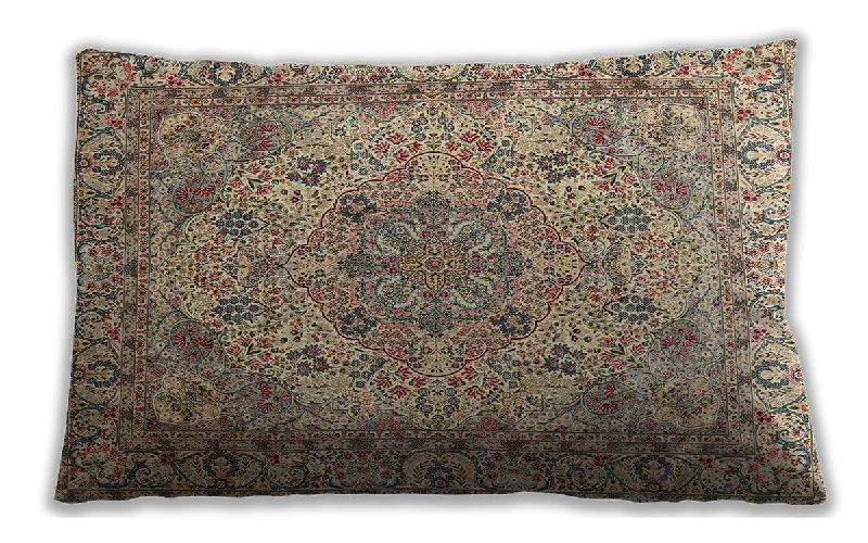 The Best Time To Shop Is Now Traditional Classic Indoor Outdoor Rectangular Sepia Brown Lumbar Throw Pillow, 13 inch by 19 inch, lbtr3485
