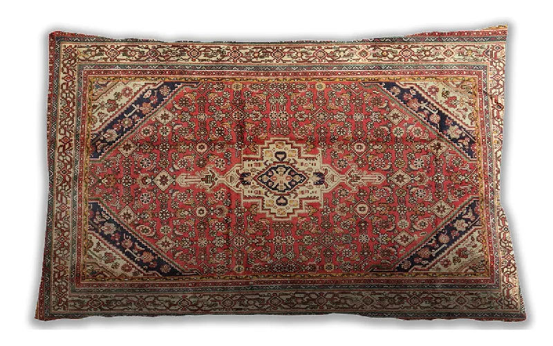 Weekend Specials You Can't Miss Traditional Classic Indoor Outdoor Rectangular Sandy Brown Lumbar Throw Pillow, 13 inch by 19 inch, lbtr3635