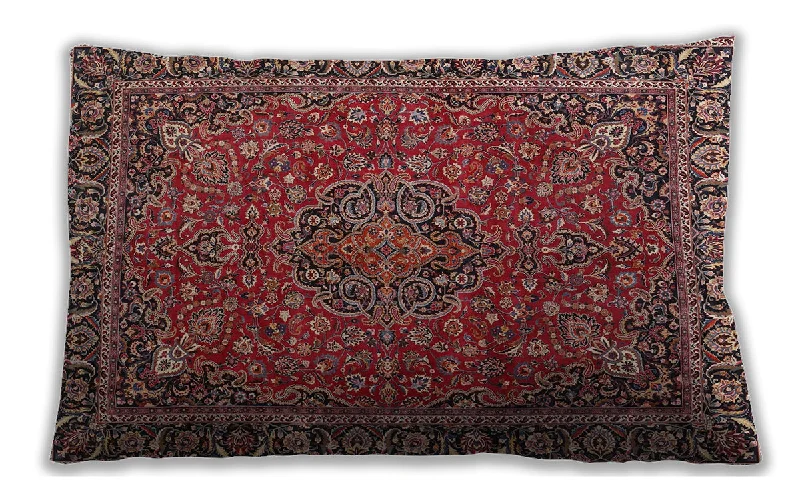 Weekend Savings Spectacle Traditional Classic Indoor Outdoor Rectangular Saffron Red Lumbar Throw Pillow, 13 inch by 19 inch, lbtr3671 Weekend Savings Spectacle Traditional Classic Indoor Outdoor Rectangular Saffron Red Lumbar Throw Pillow, 13 inch by 19 inch, lbtr3671