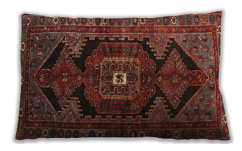 Deep Discounts Traditional Classic Indoor Outdoor Rectangular Saffron Red Lumbar Throw Pillow, 13 inch by 19 inch, lbtr4204 Deep Discounts Traditional Classic Indoor Outdoor Rectangular Saffron Red Lumbar Throw Pillow, 13 inch by 19 inch, lbtr4204