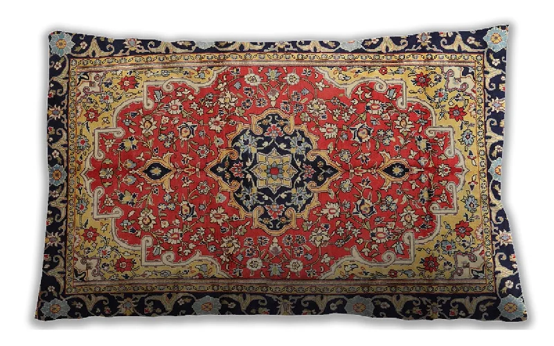 Take Advantage Traditional Classic Indoor Outdoor Rectangular Saffron Red Lumbar Throw Pillow, 13 inch by 19 inch, lbtr4355 Take Advantage Traditional Classic Indoor Outdoor Rectangular Saffron Red Lumbar Throw Pillow, 13 inch by 19 inch, lbtr4355