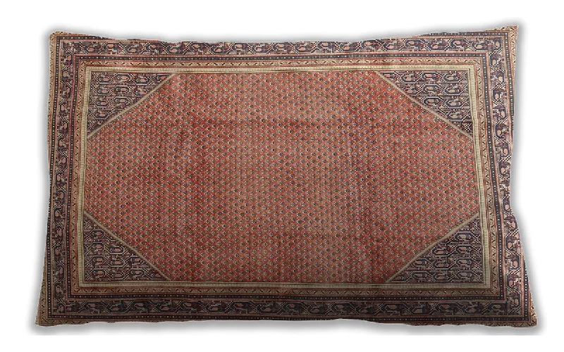 New Arrival Traditional Classic Indoor Outdoor Rectangular Tangerine Pink Lumbar Throw Pillow, 13 inch by 19 inch, lbtr4491