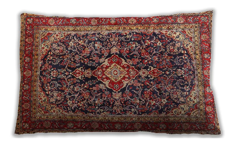 Limited Edition Traditional Classic Indoor Outdoor Rectangular Saffron Red Lumbar Throw Pillow, 13 inch by 19 inch, lbtr4494 Limited Edition Traditional Classic Indoor Outdoor Rectangular Saffron Red Lumbar Throw Pillow, 13 inch by 19 inch, lbtr4494