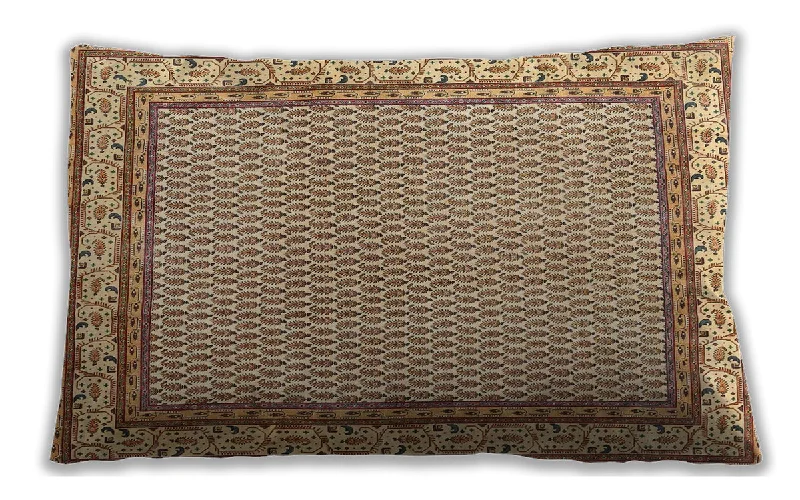 Today's Special Traditional Classic Indoor Outdoor Rectangular Sienna Brown Lumbar Throw Pillow, 13 inch by 19 inch, lbtr4518