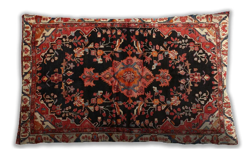 Exclusive Access Traditional Classic Indoor Outdoor Rectangular Saffron Red Lumbar Throw Pillow, 13 inch by 19 inch, lbtr452 Exclusive Access Traditional Classic Indoor Outdoor Rectangular Saffron Red Lumbar Throw Pillow, 13 inch by 19 inch, lbtr452