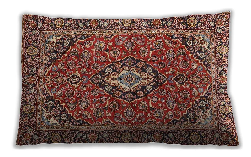 Price Smash Traditional Classic Indoor Outdoor Rectangular Saffron Red Lumbar Throw Pillow, 13 inch by 19 inch, lbtr4787 Price Smash Traditional Classic Indoor Outdoor Rectangular Saffron Red Lumbar Throw Pillow, 13 inch by 19 inch, lbtr4787