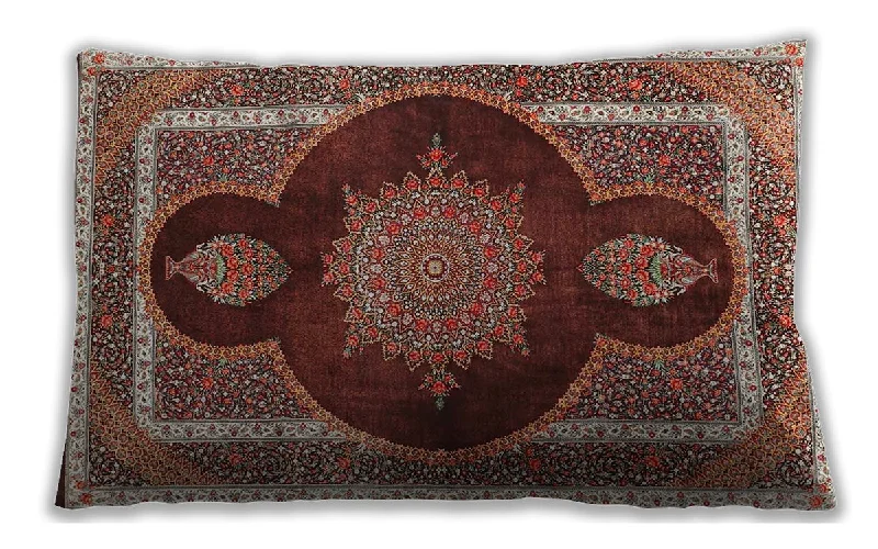 Savings Bonanza Traditional Classic Indoor Outdoor Rectangular Saffron Red Lumbar Throw Pillow, 13 inch by 19 inch, lbtr4824 Savings Bonanza Traditional Classic Indoor Outdoor Rectangular Saffron Red Lumbar Throw Pillow, 13 inch by 19 inch, lbtr4824