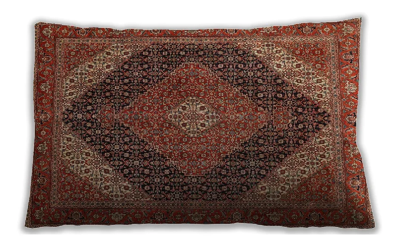 Deal Alert Traditional Classic Indoor Outdoor Rectangular Saffron Red Lumbar Throw Pillow, 13 inch by 19 inch, lbtr506 Deal Alert Traditional Classic Indoor Outdoor Rectangular Saffron Red Lumbar Throw Pillow, 13 inch by 19 inch, lbtr506