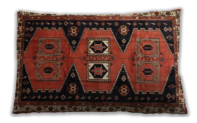 Act Fast Traditional Classic Indoor Outdoor Rectangular Saffron Red Lumbar Throw Pillow, 13 inch by 19 inch, lbtr513 Act Fast Traditional Classic Indoor Outdoor Rectangular Saffron Red Lumbar Throw Pillow, 13 inch by 19 inch, lbtr513