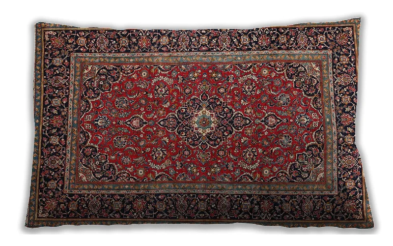 Crazy Deals Traditional Classic Indoor Outdoor Rectangular Saffron Red Lumbar Throw Pillow, 13 inch by 19 inch, lbtr532 Crazy Deals Traditional Classic Indoor Outdoor Rectangular Saffron Red Lumbar Throw Pillow, 13 inch by 19 inch, lbtr532