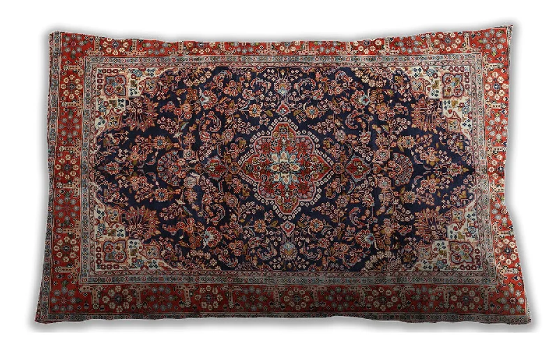 Discount Deals Traditional Classic Indoor Outdoor Rectangular Saffron Red Lumbar Throw Pillow, 13 inch by 19 inch, lbtr549 Discount Deals Traditional Classic Indoor Outdoor Rectangular Saffron Red Lumbar Throw Pillow, 13 inch by 19 inch, lbtr549