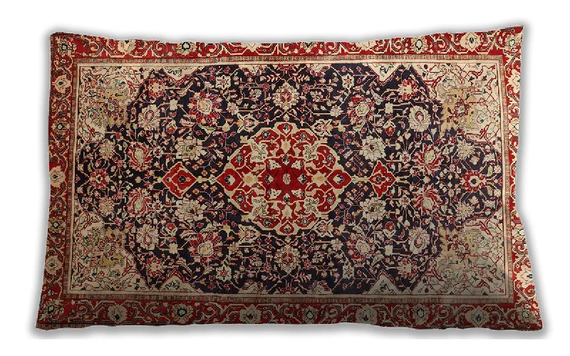 Final Markdown Traditional Classic Indoor Outdoor Rectangular Saffron Red Lumbar Throw Pillow, 13 inch by 19 inch, lbtr562 Final Markdown Traditional Classic Indoor Outdoor Rectangular Saffron Red Lumbar Throw Pillow, 13 inch by 19 inch, lbtr562