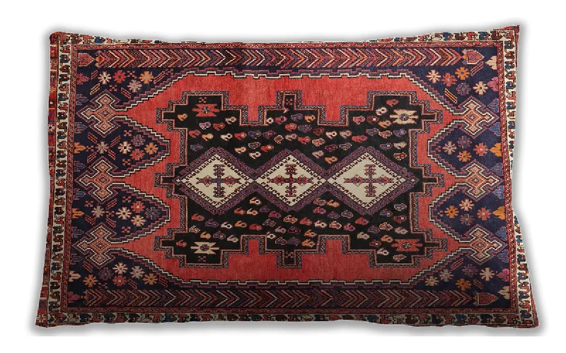 The Best Prices Traditional Classic Indoor Outdoor Rectangular Saffron Red Lumbar Throw Pillow, 13 inch by 19 inch, lbtr633 The Best Prices Traditional Classic Indoor Outdoor Rectangular Saffron Red Lumbar Throw Pillow, 13 inch by 19 inch, lbtr633