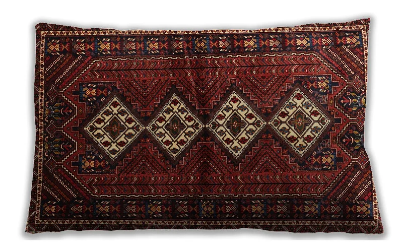 Quick Deals Traditional Classic Indoor Outdoor Rectangular Sienna Brown Lumbar Throw Pillow, 13 inch by 19 inch, lbtr642 Quick Deals Traditional Classic Indoor Outdoor Rectangular Sienna Brown Lumbar Throw Pillow, 13 inch by 19 inch, lbtr642