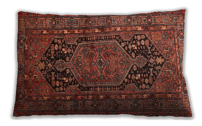 Unmissable Offer Traditional Classic Indoor Outdoor Rectangular Saffron Red Lumbar Throw Pillow, 13 inch by 19 inch, lbtr683 Unmissable Offer Traditional Classic Indoor Outdoor Rectangular Saffron Red Lumbar Throw Pillow, 13 inch by 19 inch, lbtr683