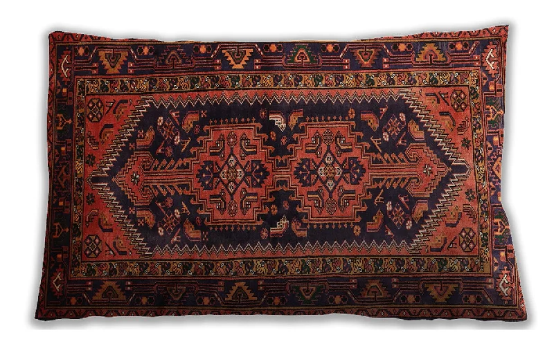 YEAR-End Clearance Traditional Classic Indoor Outdoor Rectangular Saffron Red Lumbar Throw Pillow, 13 inch by 19 inch, lbtr690 YEAR-End Clearance Traditional Classic Indoor Outdoor Rectangular Saffron Red Lumbar Throw Pillow, 13 inch by 19 inch, lbtr690