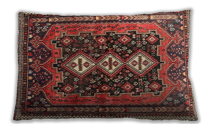 Deal of the Week Traditional Classic Indoor Outdoor Rectangular Saffron Red Lumbar Throw Pillow, 13 inch by 19 inch, lbtr741 Deal of the Week Traditional Classic Indoor Outdoor Rectangular Saffron Red Lumbar Throw Pillow, 13 inch by 19 inch, lbtr741