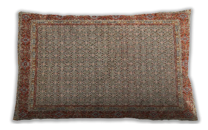 Crazy Deal Traditional Classic Indoor Outdoor Rectangular Sienna Brown Lumbar Throw Pillow, 13 inch by 19 inch, lbtr950 Crazy Deal Traditional Classic Indoor Outdoor Rectangular Sienna Brown Lumbar Throw Pillow, 13 inch by 19 inch, lbtr950