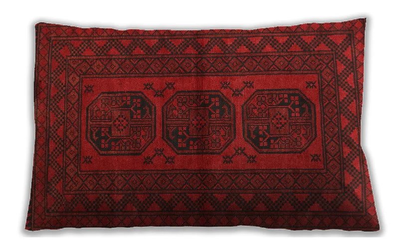Epic Value Traditional Classic Indoor Outdoor Rectangular Saffron Red Lumbar Throw Pillow, 13 inch by 19 inch, lbtr978 Epic Value Traditional Classic Indoor Outdoor Rectangular Saffron Red Lumbar Throw Pillow, 13 inch by 19 inch, lbtr978