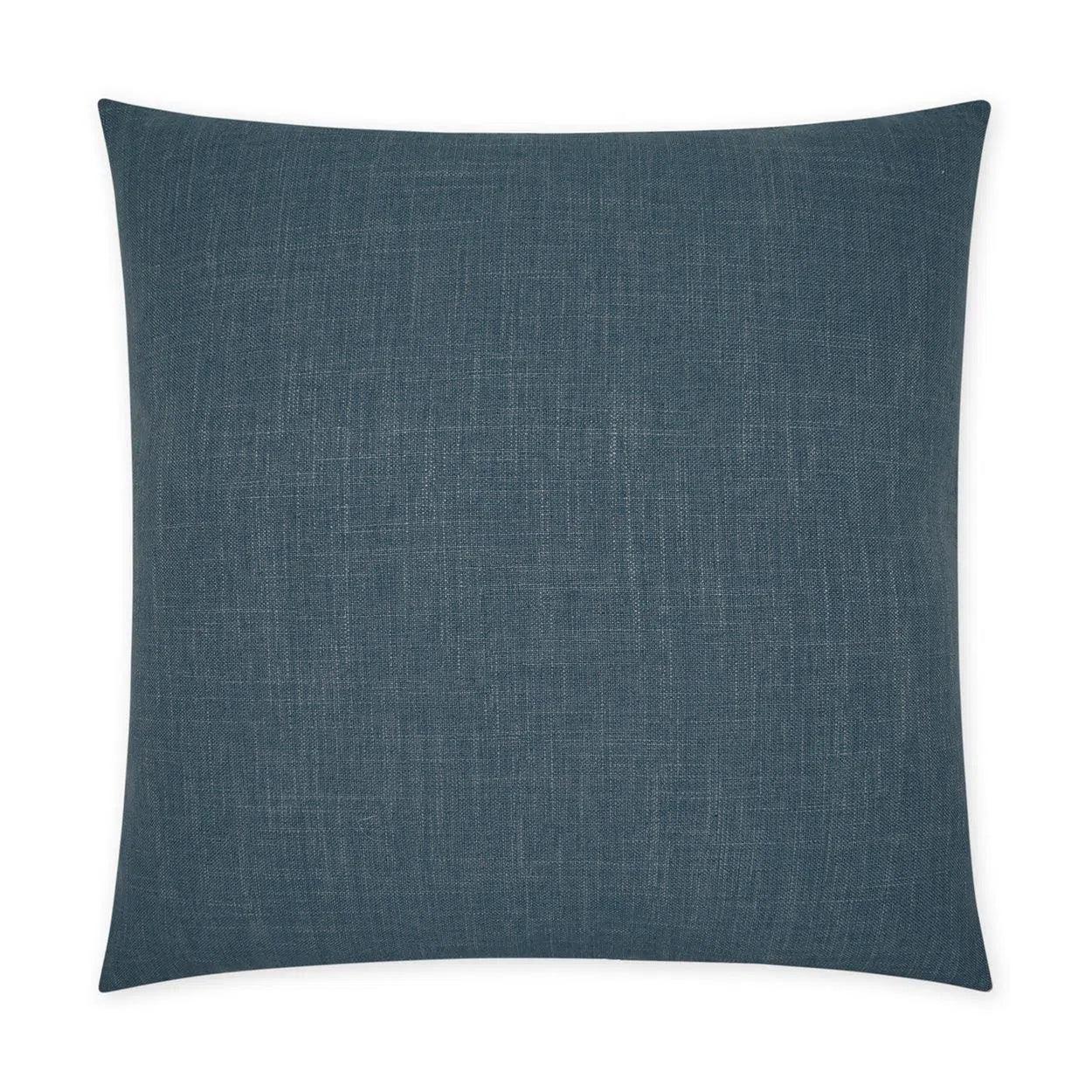Bonus Savings Lena Ocean Beach Solid Blue Slate Large Throw Pillow With Insert